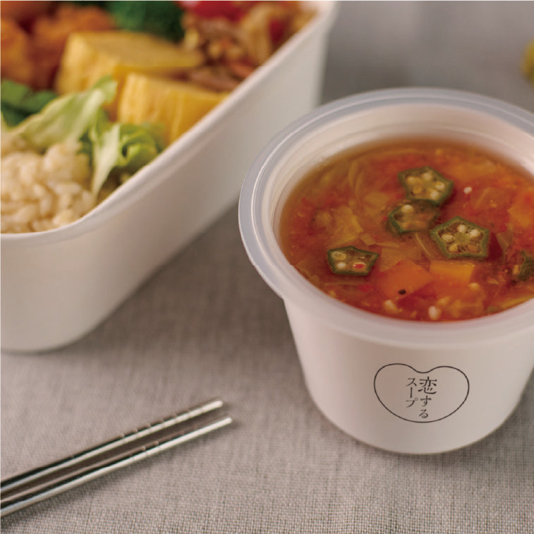 トマトと塩麹の ミネストローネ